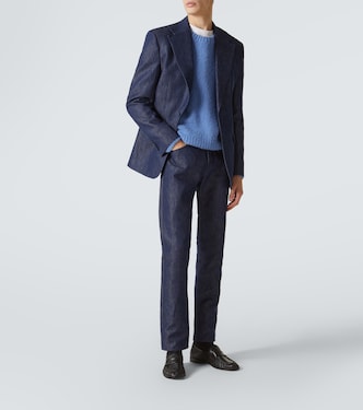 Blazer de algodón y lino | Gabriela Hearst