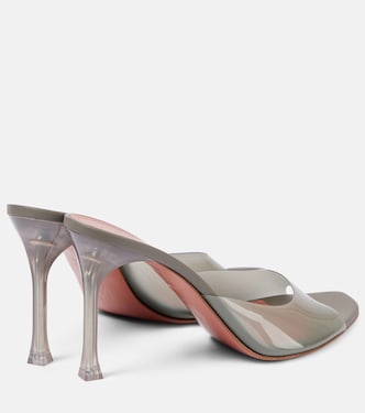 Alexa Glass 95 PVC mules | Amina Muaddi