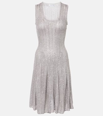 Minikleid aus Strick mit Pailletten | Alaïa
