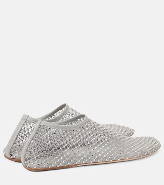 Minette embellished mesh flats | Christopher Esber