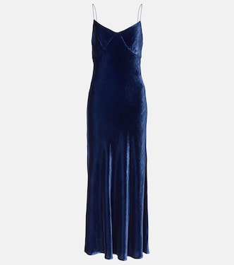 Slipdress Alberta aus Samt | Asceno