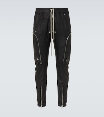 Bauhaus leather cargo pants | Rick Owens