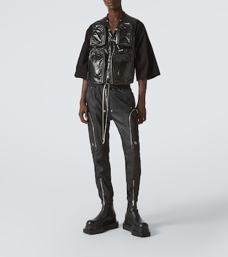 Cargohose Bauhaus aus Leder | Rick Owens