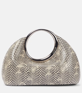 Calino Small snake-effect leather tote bag | Jacquemus