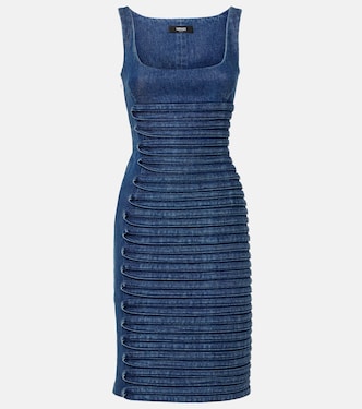 Midikleid aus Denim | Versace
