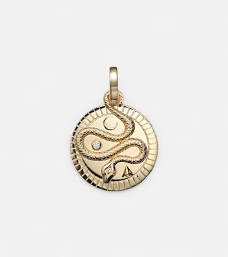 Ciondolo Wholeness Medium in oro 18kt con diamanti | FoundRae
