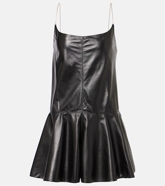 Playsuit Slip aus Leder | Alaïa