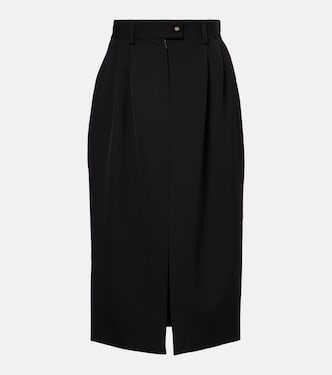 Midirock aus Schurwolle | Dolce&Gabbana