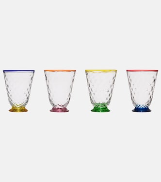 Quilted set of 4 glasses | La DoubleJ