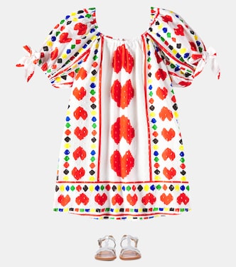 Abito Heartbeat in cotone con stampa | Fábula