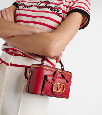 Schultertasche Locò Small aus Leder | Valentino Garavani