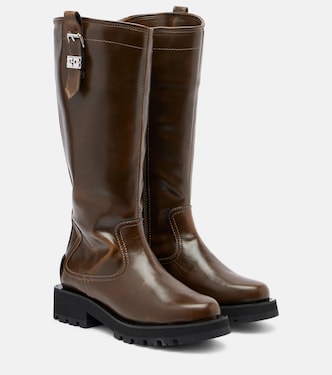 Studs knee-high boots | Ganni