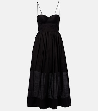 Midikleid Rhiannon aus Baumwolle | Zimmermann