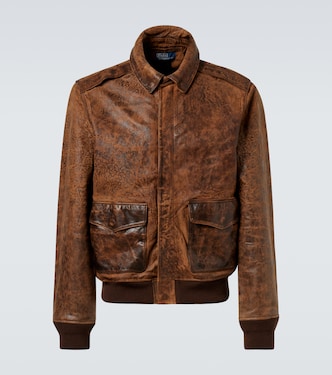 Leather bomber jacket | Polo Ralph Lauren