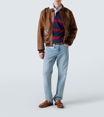 Leather bomber jacket | Polo Ralph Lauren