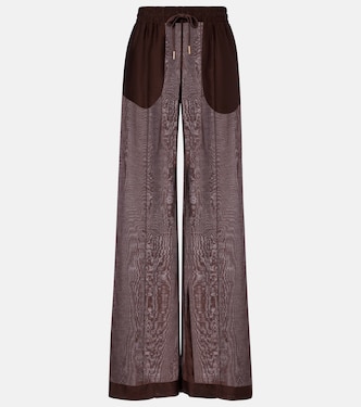 Pantaloni a palazzo in cotone e seta | Tom Ford