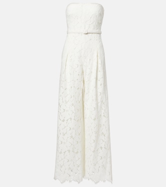 Rebecca strapless lace jumpsuit | Simkhai