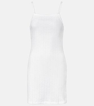 Minikleid Pointelle aus Baumwolle | Leset