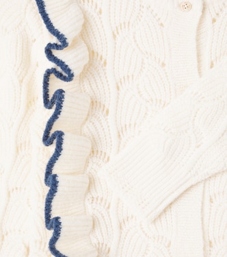 Viviana ruffled cardigan | C'era Una Volta