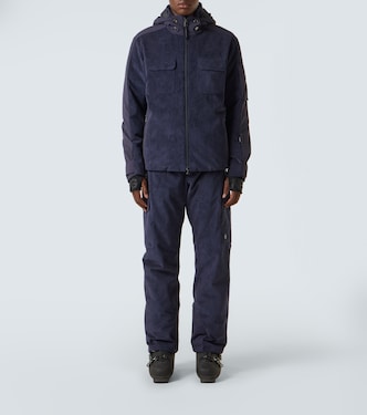 Cobe-D down-paneled ribbed-knit ski jacket | Bogner