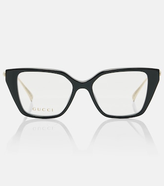 Interlocking G embellished cat-eye glasses | Gucci