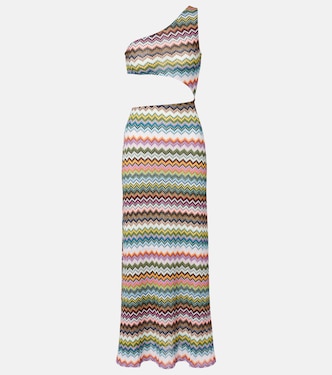 Zig Zag lamé beach cover-up | Missoni