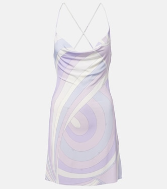 Iride satin jersey minidress | Pucci