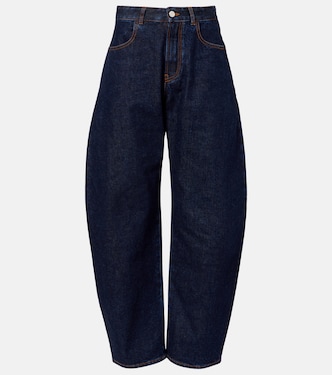 Mid-rise barrel-leg jeans | Alaïa