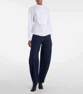 Mid-rise barrel-leg jeans | Alaïa