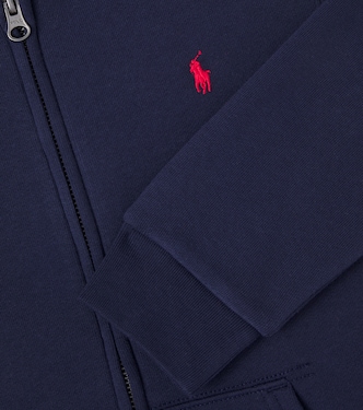 Cotton-blend fleece zip-up hoodie | Polo Ralph Lauren Kids