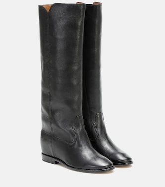 Chess leather boots | Isabel Marant