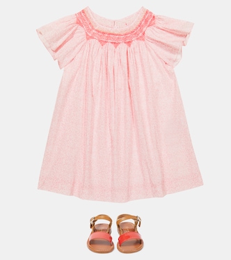 Robe Arlene en coton à fleurs | Bonpoint