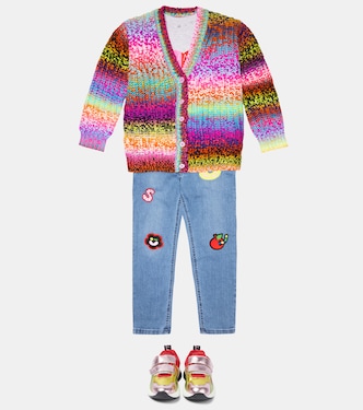 Appliquéd straight jeans | Stella McCartney Kids