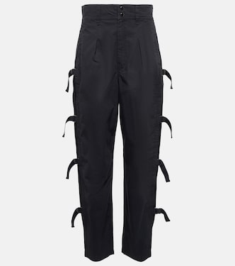 Keowina high-rise tapered cotton pants | Marant Etoile