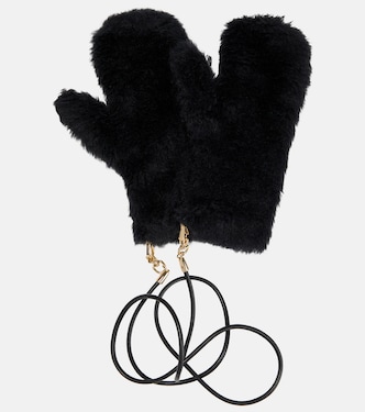 Manoplas de tejido Teddy | Max Mara