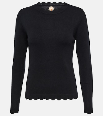 Jersey de lana y cachemir festoneado | Jardin des Orangers