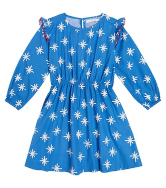 Snow cotton poplin dress | Tinycottons