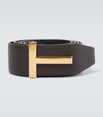 Logo leather belt  | Tom Ford