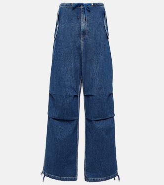 Mid-Rise Wide-Leg Jeans Parachute | Dion Lee