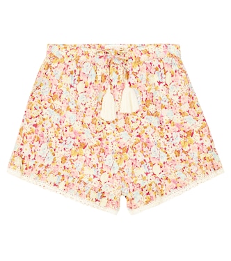 Shorts Vallaloid de algodón floral | Louise Misha