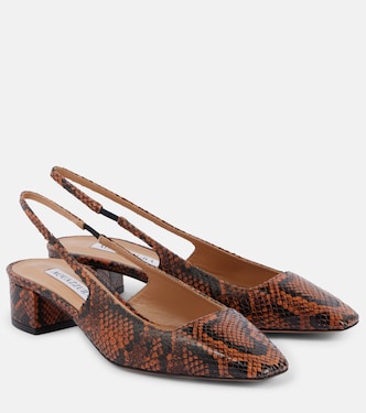 Slingback-Pumps Ginza 35 aus Leder | Aquazzura
