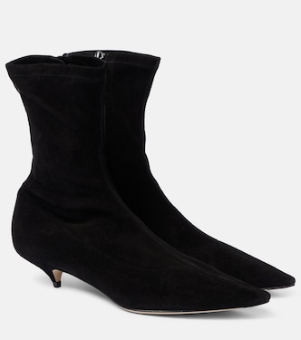 Stivaletti Liisa in suede | The Row