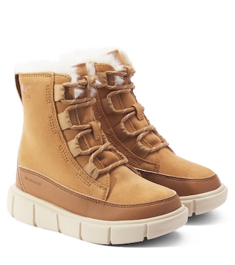 Stivaletti Sorel Explorer III Lace in suede | Sorel Kids