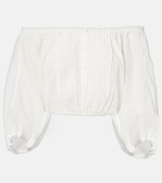 Cropped-Top Bova aus Baumwolle | Poupette St Barth