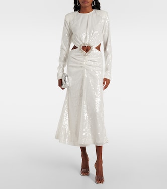 Robe midi de mariée à sequins | Rotate