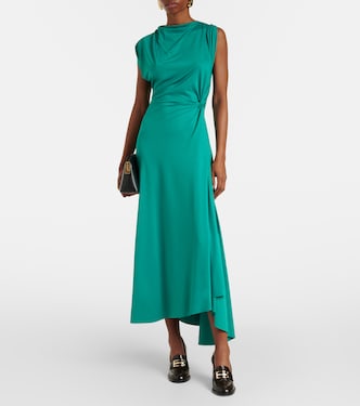 Robe midi asymétrique | Victoria Beckham
