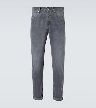 Iconic Fit mid-rise slim jeans | Brunello Cucinelli