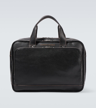 Leather briefcase | Brunello Cucinelli