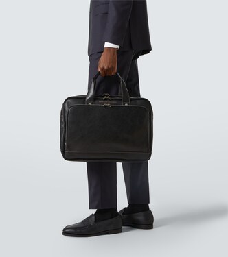 Leather briefcase | Brunello Cucinelli