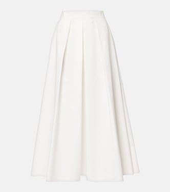 Gonna midi in popeline di cotone | Elie Saab